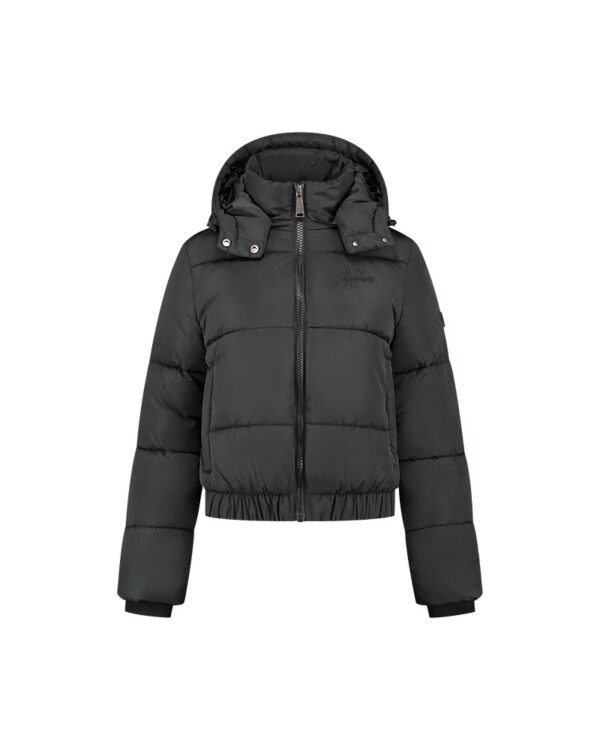 Malelions Signature Puffer Jacket  Black