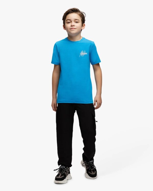 Malelions Splash T-Shirt  Aqua Blue