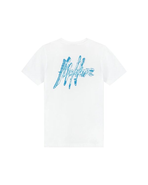Malelions 3D Wave T-Shirt White - Image 2