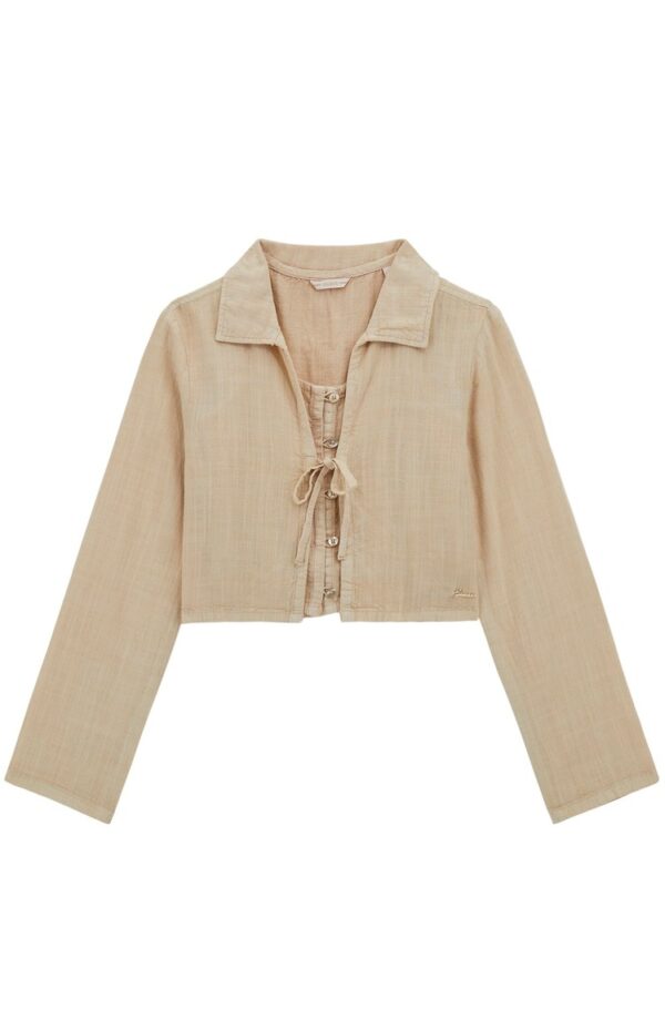Guess Linen Blend Blouse