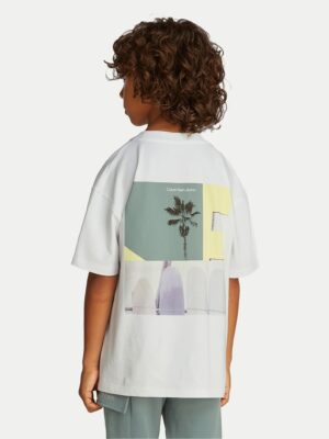 Calvin Klein T-shirt Miami Backprint White
