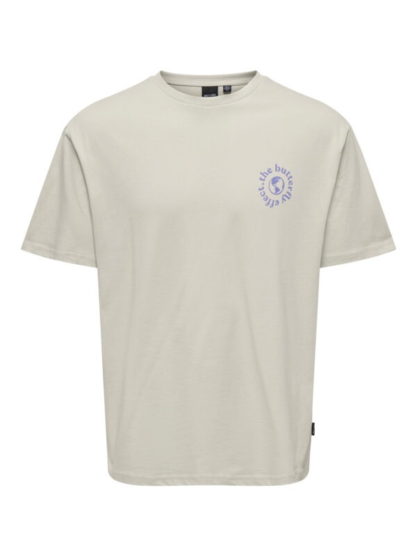 Only OSJKEANE T-shirts Beige - Image 2