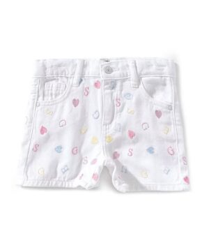 Guess Baby Short White Denim