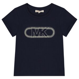 MICHAEL KORS Navy Blue Logo T-Shirt