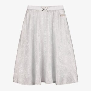 Shimmering Satin Midi Skirt