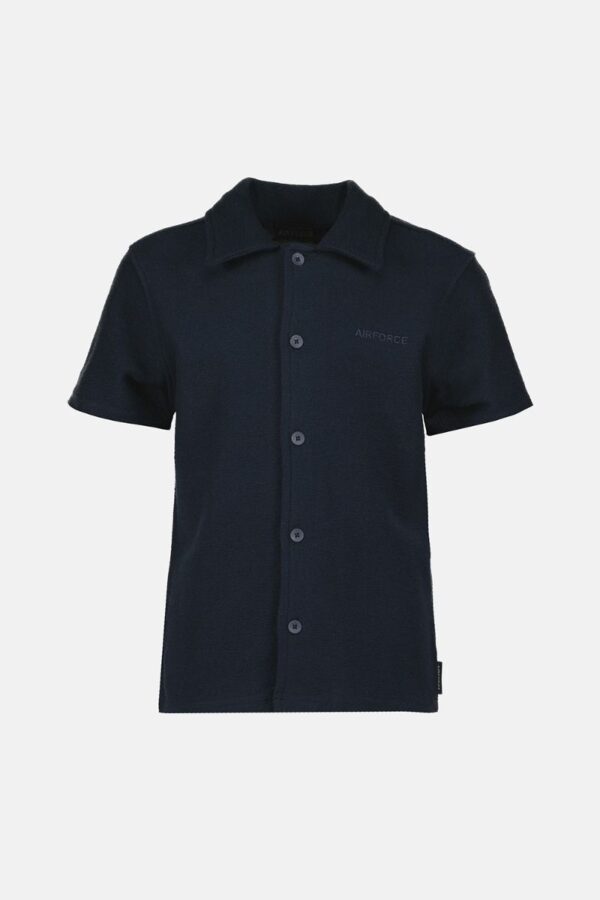 AIRFORCE WOVEN  SHORT SLEEVE SHIRT Dark Navy