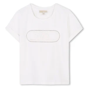 MICHAEL KORS White Logo T-Shirt