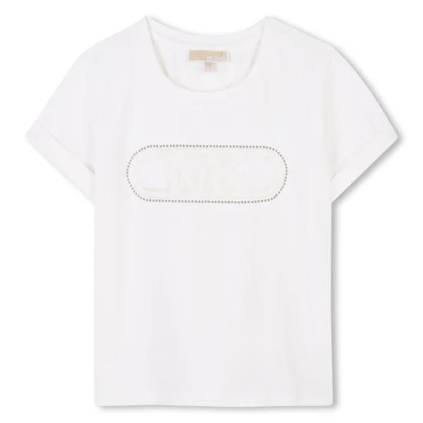 MICHAEL KORS White Logo T-Shirt