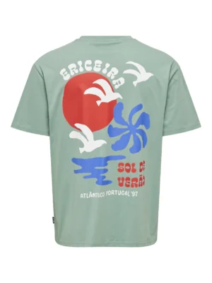 Only OSJKEANE  T-shirts Green