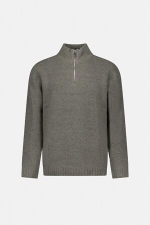 AIRFORCE KNITWEAR QUATER ZIP Bungee cord