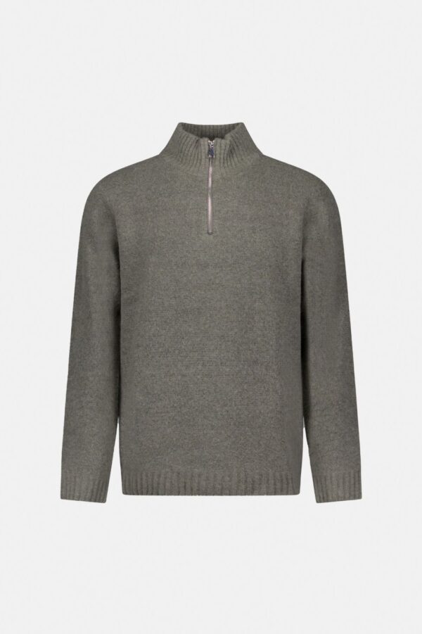 AIRFORCE KNITWEAR QUATER ZIP Bungee cord