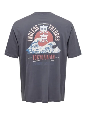 Only OSJKEANE  T-shirts Grey