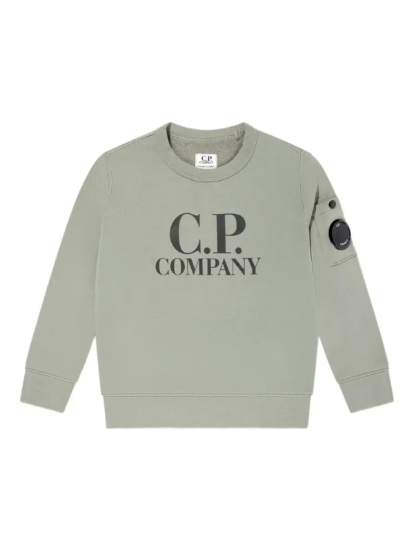 C.P. Company Crewneck Logo Sweatshirt Grey
