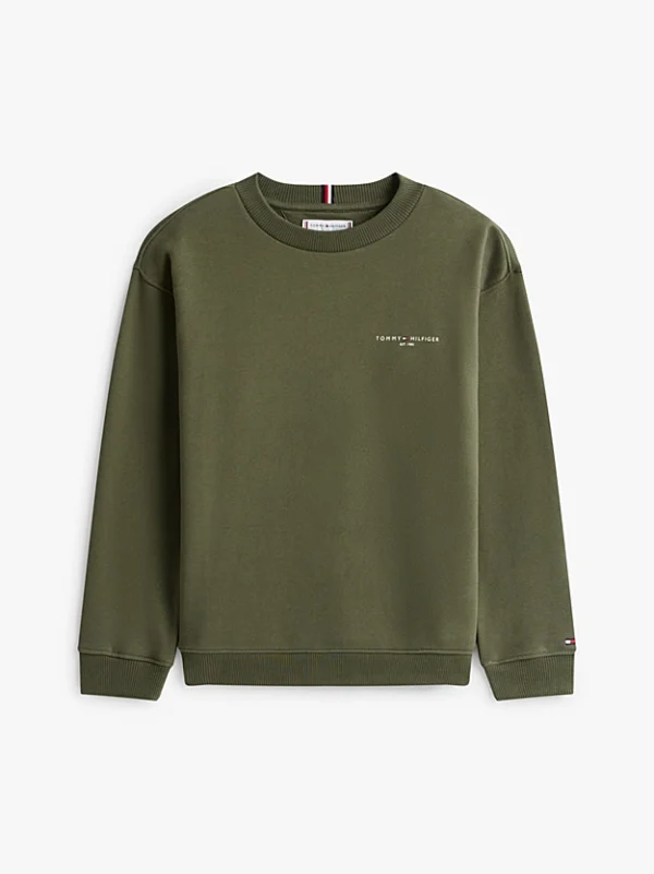 Tommy Hilfiger Fleece sweatshirt pewter green - Image 2