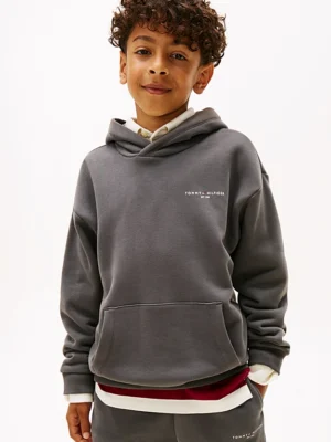 Tommy Hilfiger Regular fit fleece hoodie grey