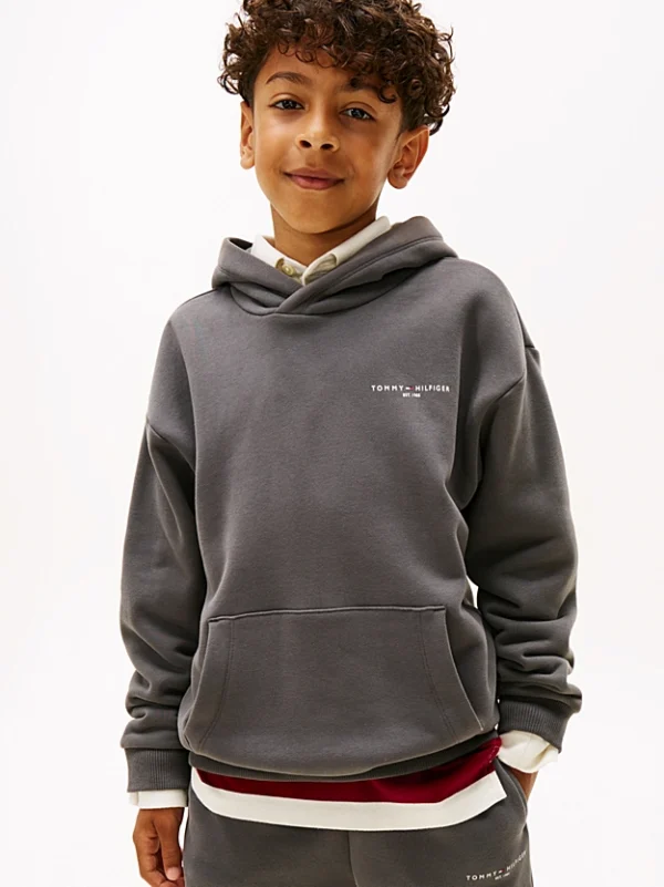 Tommy Hilfiger Regular fit fleece hoodie grey