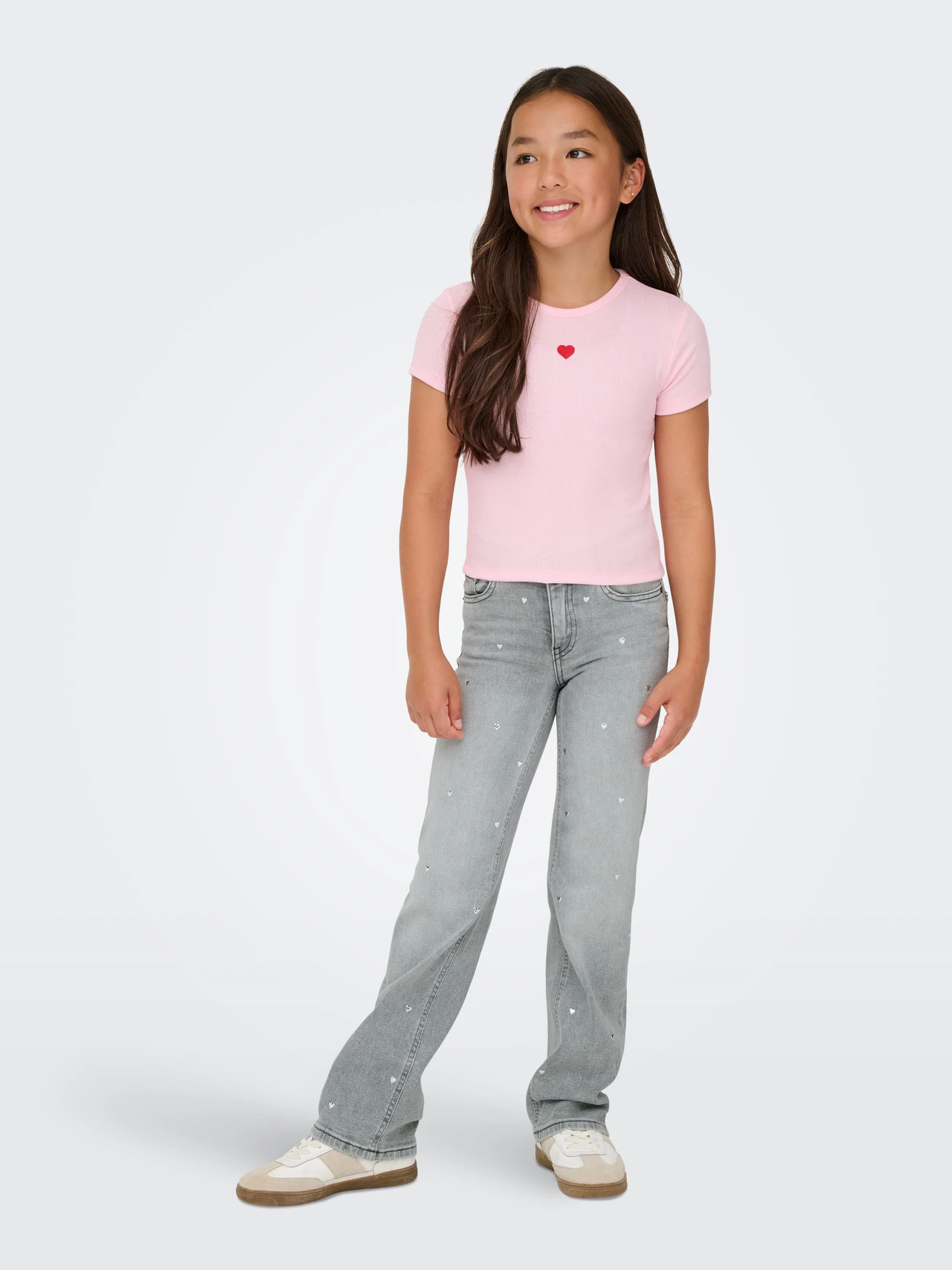 Only  KOGJUICY High waist Wide leg fit Jeans  Grey Denim 15362579