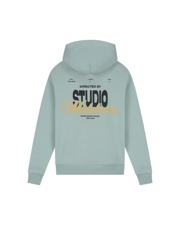 Malelions Studio Hoodie Aqua - Image 2