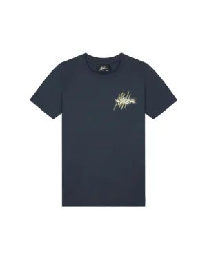 Malelions Splash T-Shirt Navy