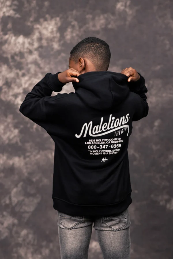 Malelions Theatre Hoodie Black - Image 2