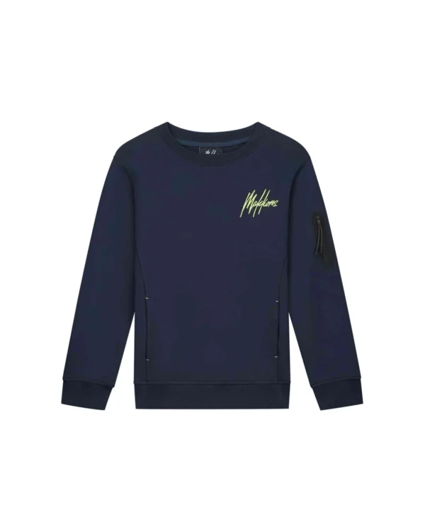 Malelions Counter Sweater Navy - Image 2