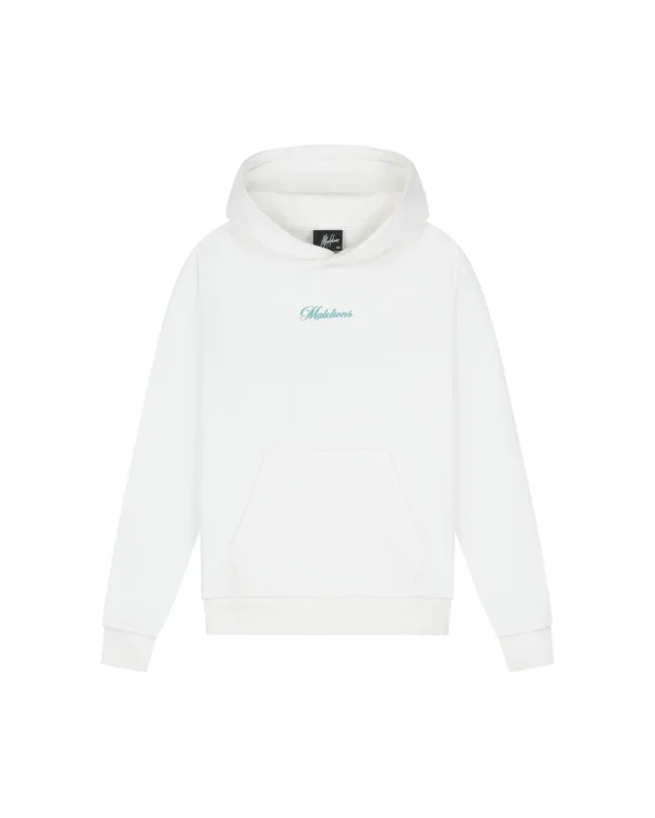 Malelions Studio Hoodie White