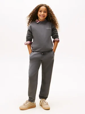 Tommy Hilfiger Set van fleece jogger en sweatshirt Grey