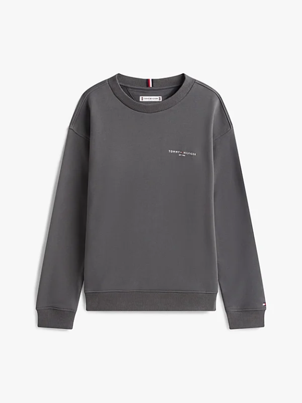 Tommy Hilfiger Set van fleece jogger en sweatshirt Grey - Image 2