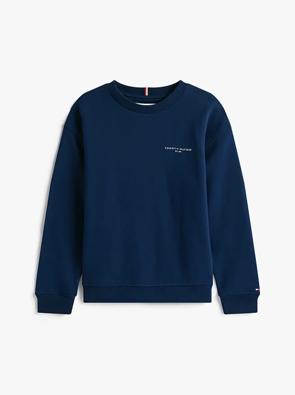 Tommy Hilfiger Set van fleece jogger en sweatshirt Navy - Image 2