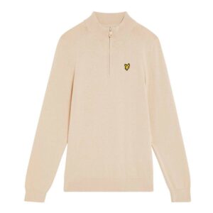 Lyle & Scott 1/4 Zip Jumper Putty