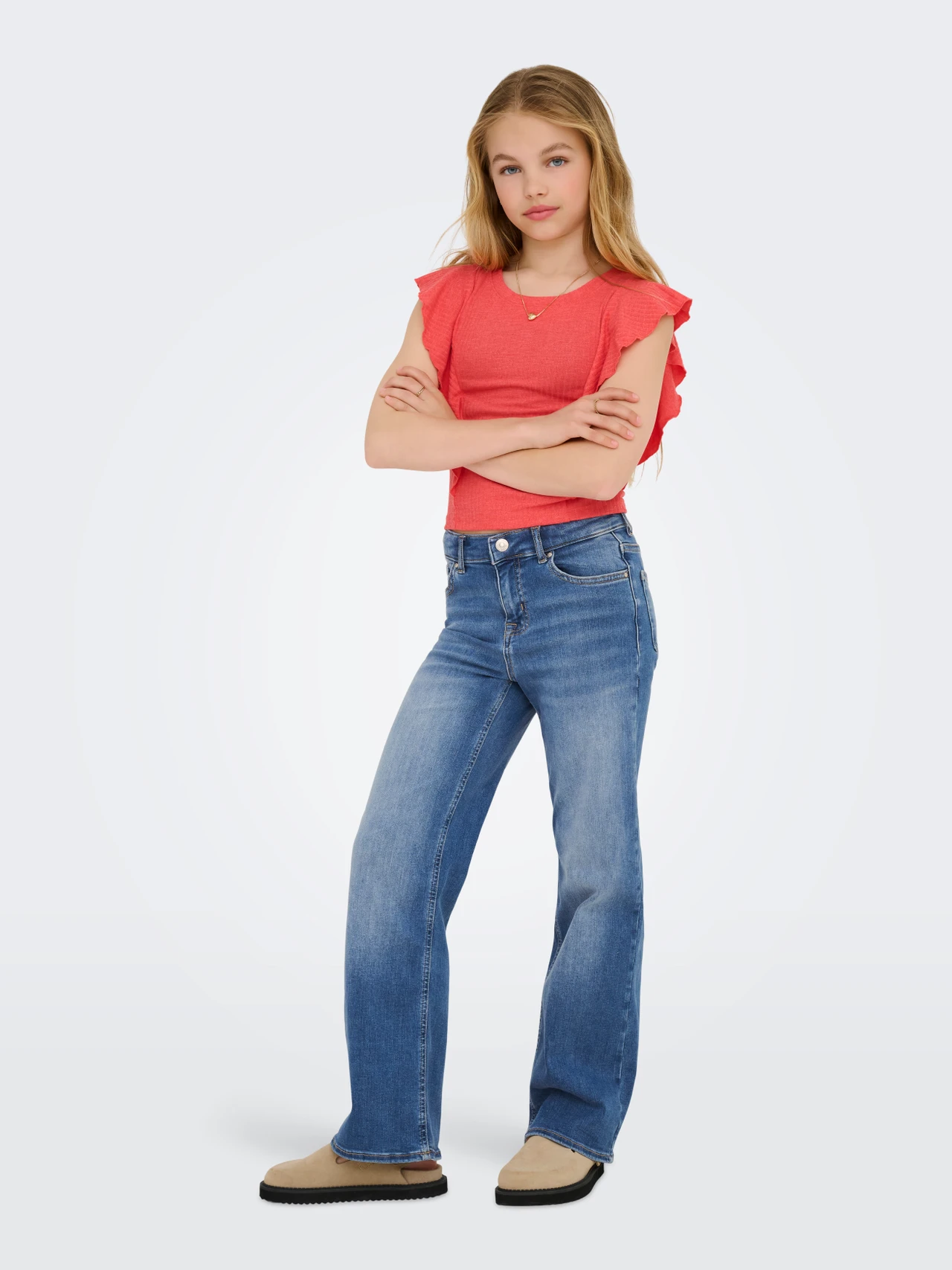 Only KOGMADISON Wide leg fit Jeans 15291560 - Afbeelding 2