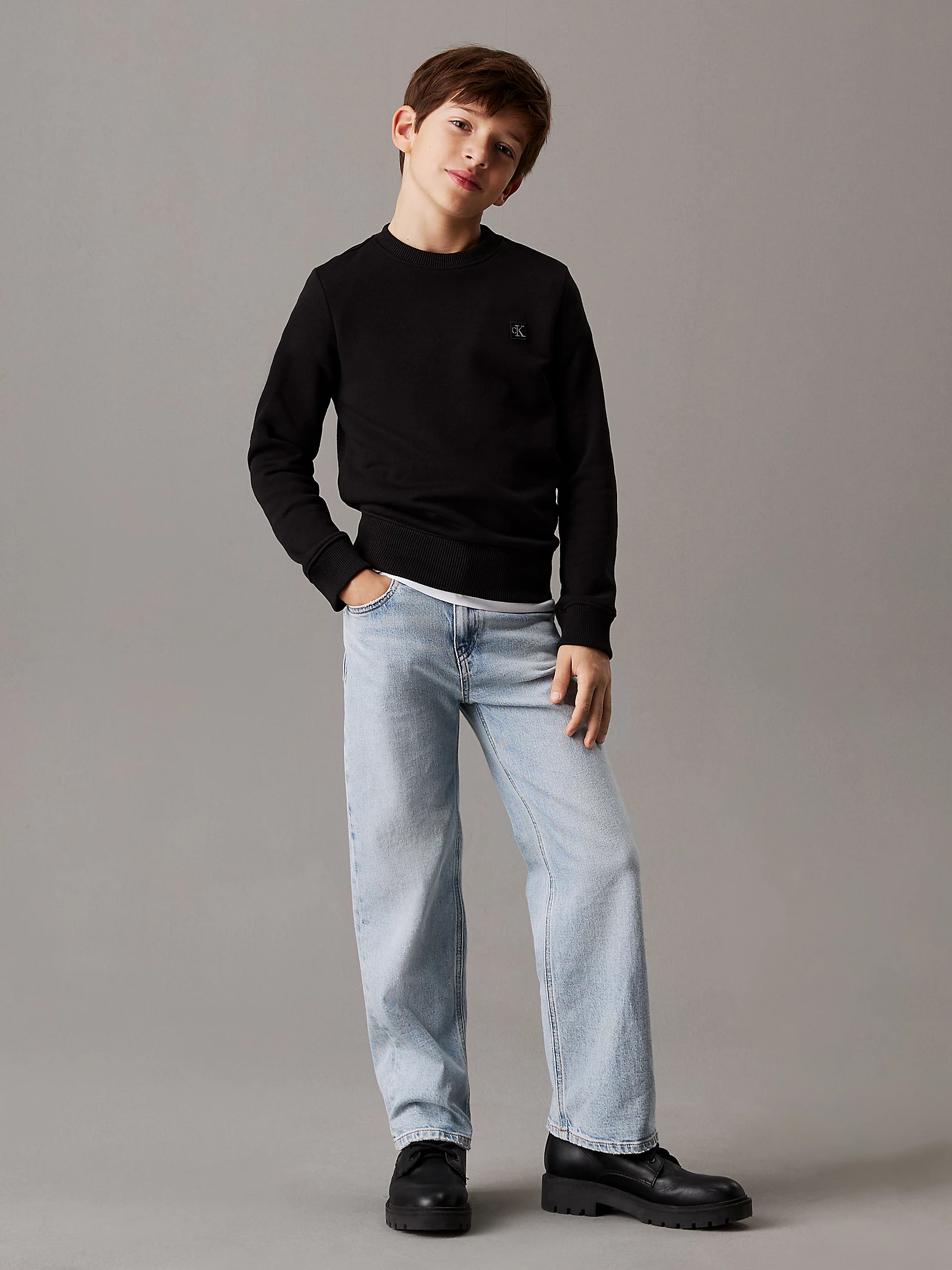 Calvin Klein Basic Sweatshirt Black