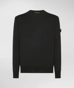 Peuterey Wool crew-neck sweater Black