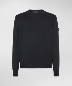 Peuterey Wool crew-neck sweater Navy