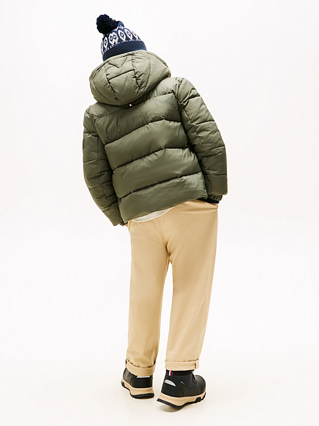 Tommy Hilfiger Pufferjack green - Afbeelding 4