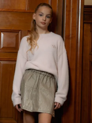 NIK&NIK Fluffy sweater Celest