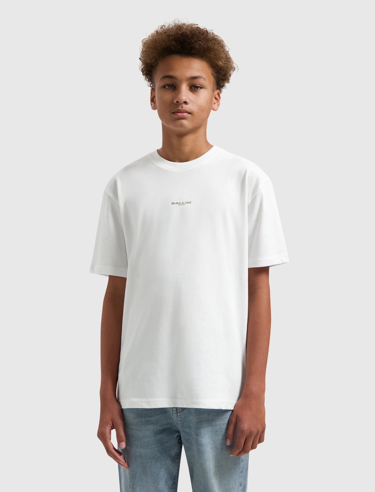 Ballin Stacked Logo Sketch T-shirt White - Afbeelding 2
