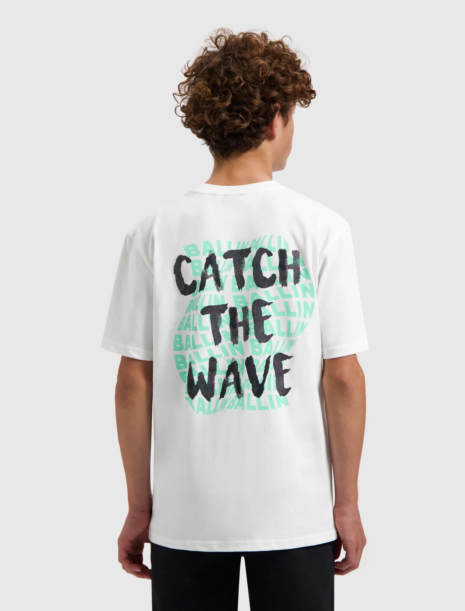 Ballin Catch The Wave T-shirt White