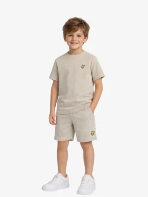 Lyle & Scott Set Towelling Badstof Beige