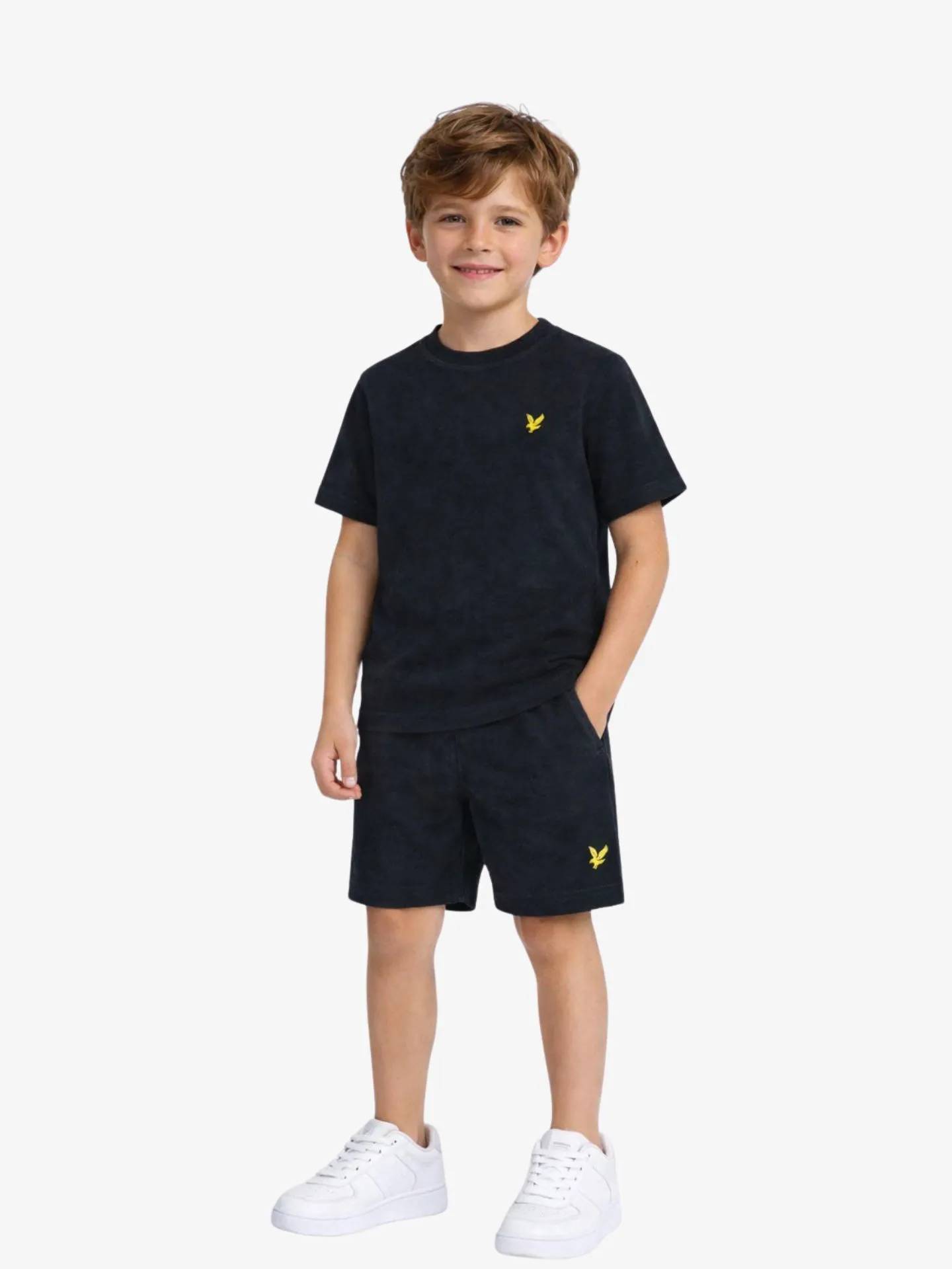 Lyle & Scott Set Towelling Badstof Dark Navy