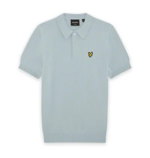Lyle & Scott Knitted Polo Blue
