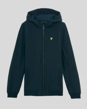 Lyle & Scott Softshell jas met capuchon Navy