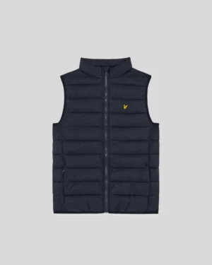 Lyle & Scott Lichtgewicht gewatteerd gilet Navy