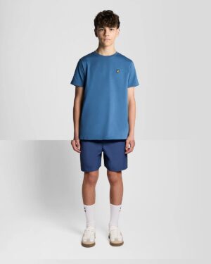 Lyle & Scott Set T-Shirt & Swim Shorts Dark Cornflower