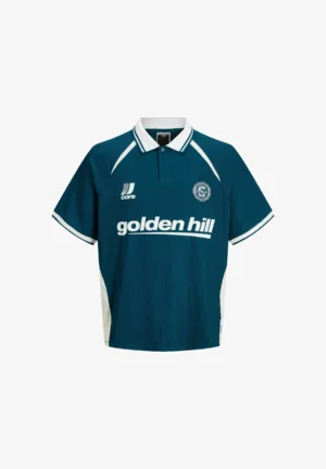 JACK & JONES JCOCLUB RIBBED FOOTBALL  Polo