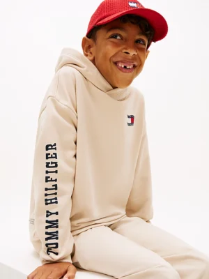 Tommy Hilfiger Hoodie met golvende vlag