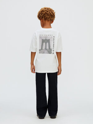 Calvin Klein T-shirt met grafische print achter