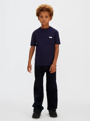 Calvin Klein LOGO LABEL T-Shirt evening blue