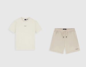 Ballin Set T-Shirt & Swim Shorts Taupe