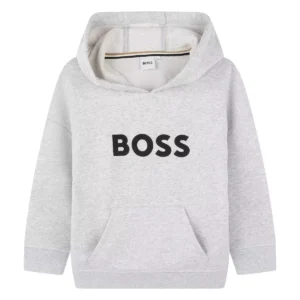 BOSS Sweater met capuchon Chine Grey